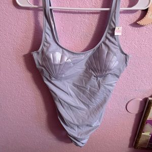 PINK one piece bathing suit